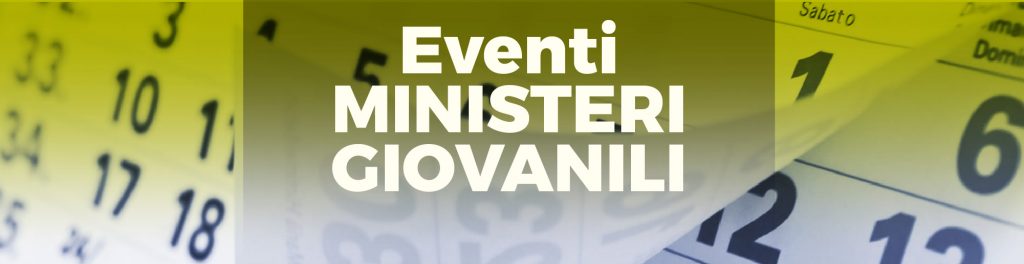 Calendario MINISTERI GIOVANILI (AISA/COMPAGNON/GA)